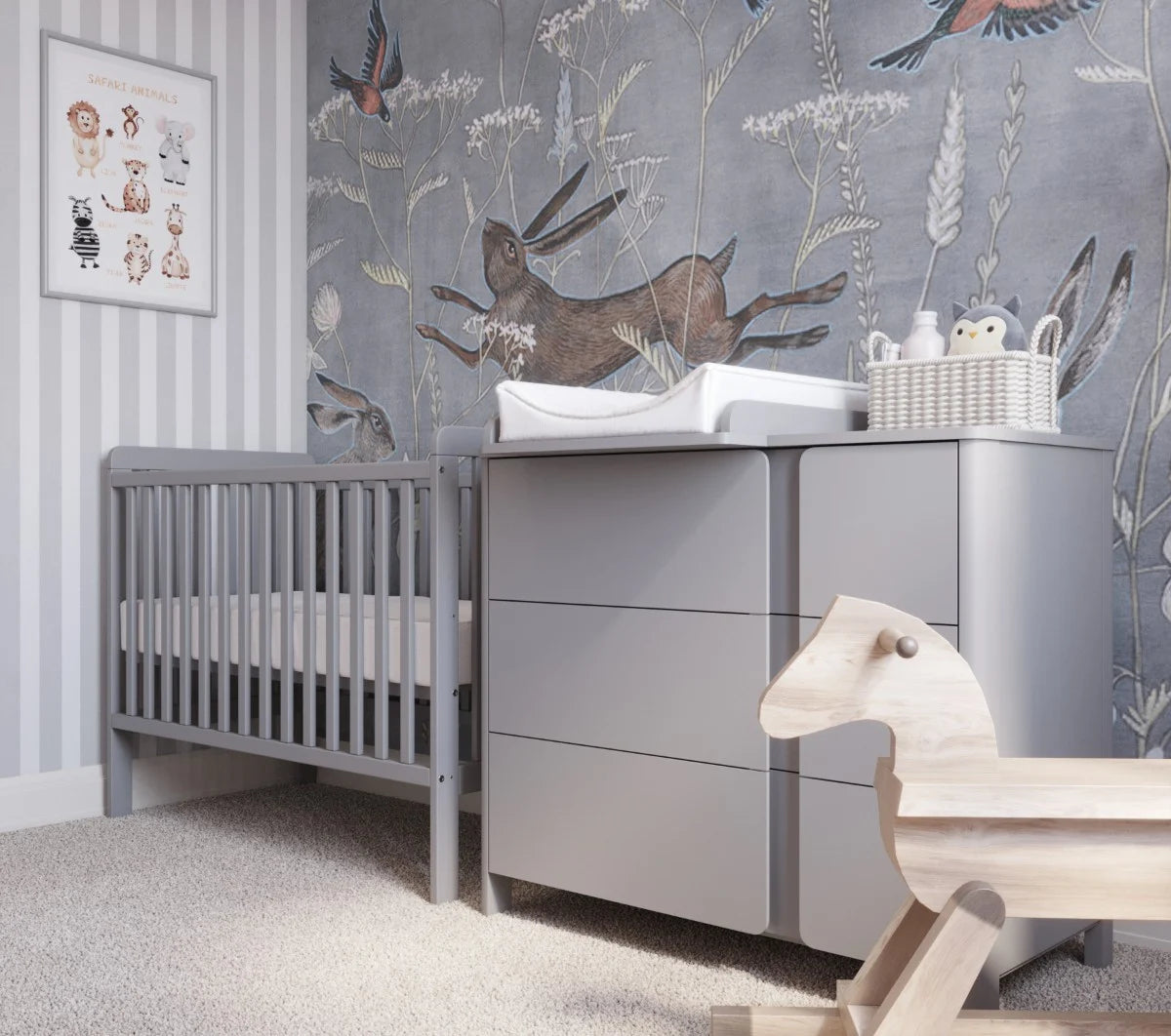 YappyUno kinderbedje - Licht Grijs Limited